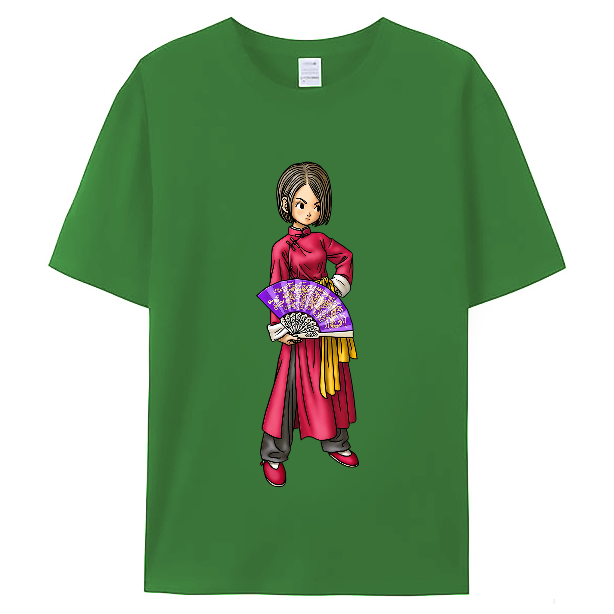 （画像用） ドラゴンクエスト Doragon Kuesuto Dragon Quest レディースカジュアルプリントTシャツ（綿100％）